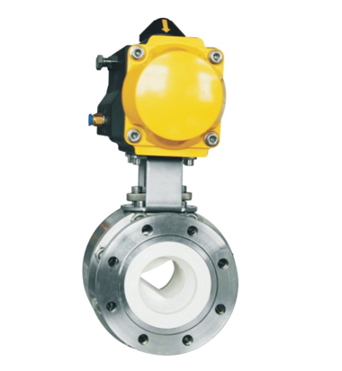 全襯陶瓷V型球閥